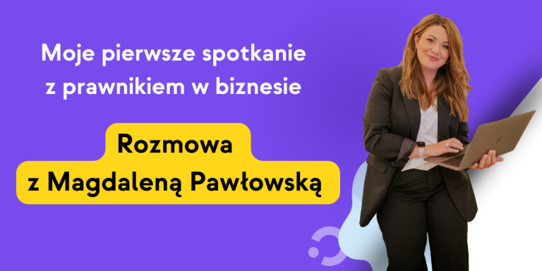 Grafika do wpisu blogowego z napisem Rozmowa z Magdaleną Pawłowską